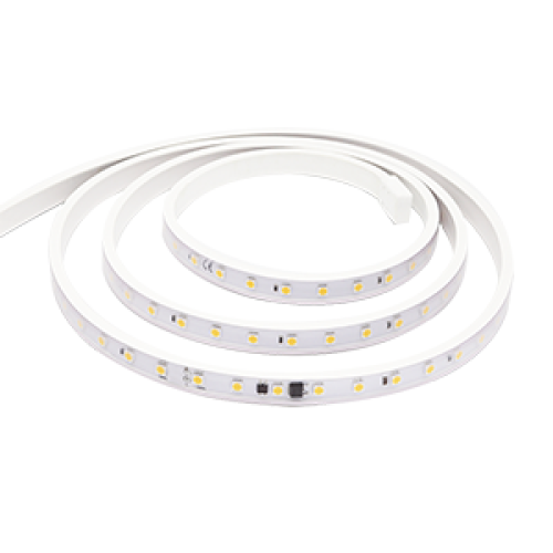 Лента светодиодная 8Вт/м 230В AC 3000К 16мм IP65 SMD5050 54 LED/м в компл. скобы для монтажа (уп.50м) VARTON VLS-65-008-5050-16-054-30