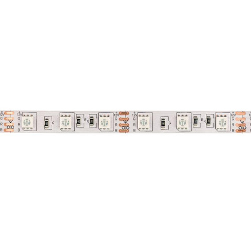 Лента светодиодная SMD5050 60LED/м 14.4Вт/м 12В IP23 (уп.5м) RGB Lamper 141-389