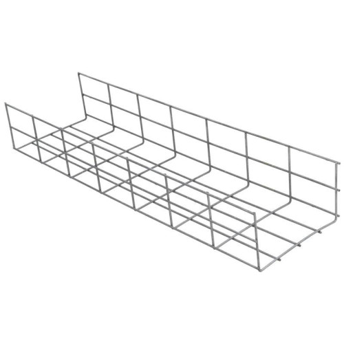 Лоток проволочный усиленный 200х100 L3000 сталь 4мм оцинк. IEK CLWG10-100-200-3