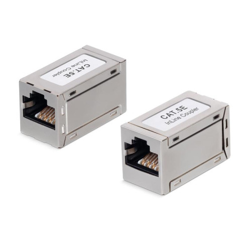 Адаптер проходной CA-8p8c-C5e-SH RJ45-RJ45 (8p8c) кат.5E экранир. Cabeus 9676c