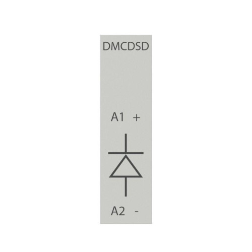 Ограничитель перенапряжений для миниконтакторов DMC и реле DCR с диодом 12-600VDC YON DMCDSD600