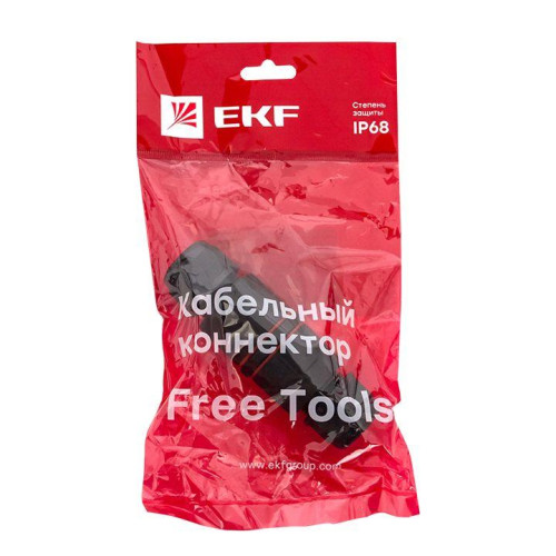 Коннектор кабельный I-образ. СМК 5PIN IP68 FreeTools PROxima EKF cct2-smk5