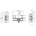 Соединитель проходной DLC-DLC-MM LC-LC duplex MM (SC Adapter Simplex dimension) пластик. Cabeus 7133c