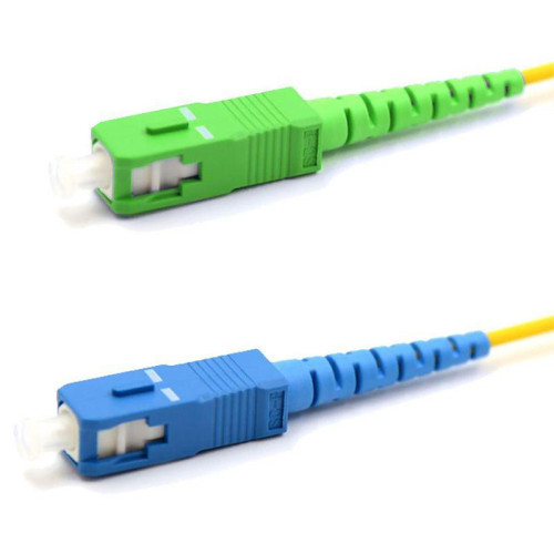 Патч-корд оптический переходной (SM) 9/125 (OS2) SC/APC-SC/UPC (Simplex) LSZH 10м Rexant 50-2062