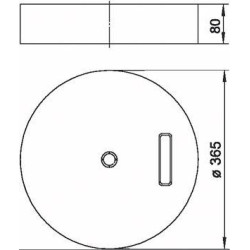 Основание для сист. FangFix бетон F-FIX-S16 OBO 5403227