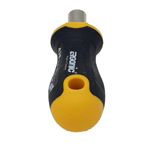 Отвертка Ergonic Stubby под биты 1/4дюйм FELO 46902640