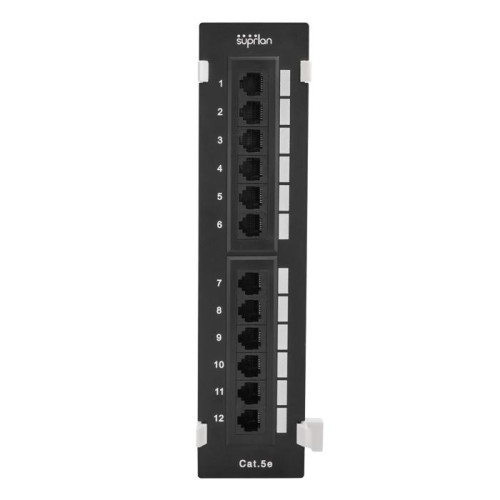 Патч-панель настенная 12хRJ-45 UTP 5e SUPRLAN 10-0407