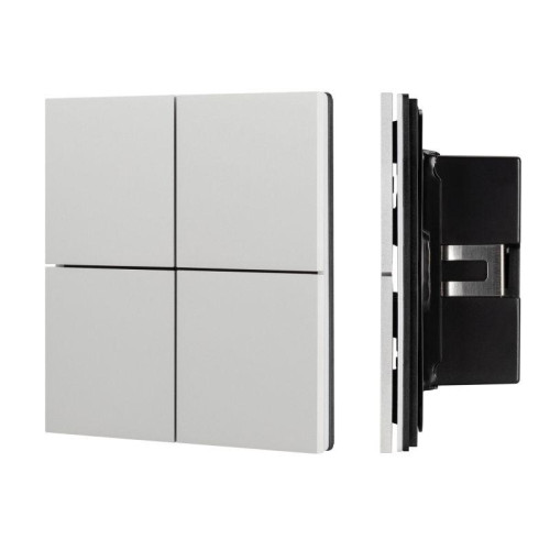 Панель кнопочная KNX-304-23-IN Silver (BUS Frameless) (IP20 металл) INTELLIGENT ARLIGHT 039662