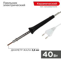 Паяльник керам.нагреватель 40Вт 230В ЭПСН Rexant 12-0440