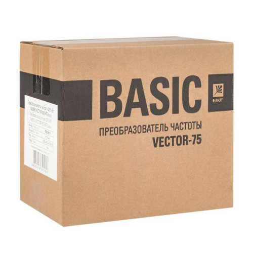 Преобразователь частоты 0.75кВт 1х230В VECTOR-80 Basic EKF VT80-0R7-1