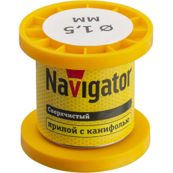 Припой 93 080 NEM-Pos02-63K-1.5-K50 (ПОС-63; катушка; 1.5мм; 50 г) Navigator 93080