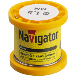 Припой 93 083 NEM-Pos02-61K-1.5-K100 (ПОС-61; катушка; 1.5мм; 100 г) Navigator 93083