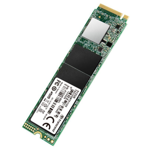 Накопитель твердотельный TS512GMTE110S 512GB M.2 2280 PCIe Gen3x4 3D TLC DRAM-less Transcend 1000473681