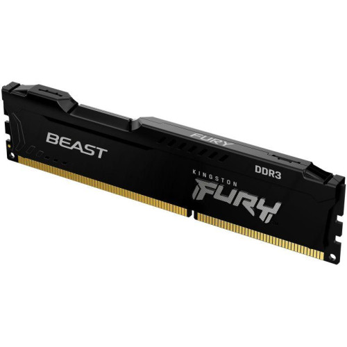 Память оперативная KF316C10BB/4 4GB 1600MHz DDR3 CL10 DIMM FURY Beast Black KINGSTON 1000632723