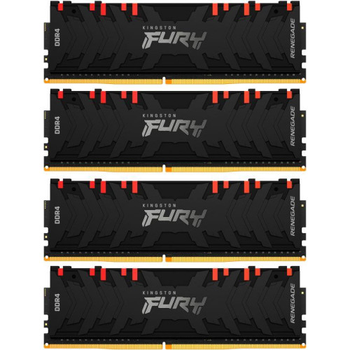 Память оперативная KF436C16RBAK4/32 32GB 3600MHz DDR4 CL16 DIMM (Kit of 4) FURY Renegade RGB KINGSTON 1000632865