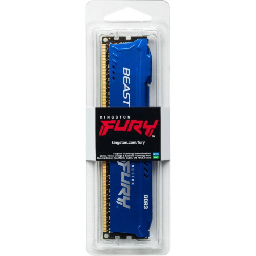 Память оперативная KF316C10B/8 8GB 1600MHz DDR3 CL10 DIMM FURY Beast Blue KINGSTON 1000632712