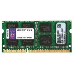 Память оперативная KVR16S11/8WP 8GB 1600MHz DDR3 Non-ECC CL11 SODIMM (Select Regions ONLY) KINGSTON 1000619877