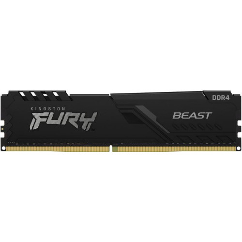 Память оперативная KF432C16BB/4 4GB 3200MHz DDR4 CL16 DIMM FURY Beast Black KINGSTON 1000632740