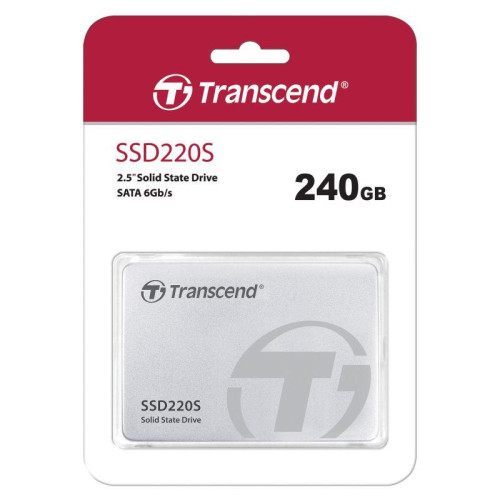 Накопитель твердотельный TS240GSSD220S 240GB SSD 2.5дюйм SATA 6Gb/s TLC Transcend 1000403131