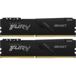 Память оперативная KF426C16BBK2/64 64GB 2666MHz DDR4 CL16 DIMM (Kit of 2) FURY Beast Black KINGSTON 1000632802