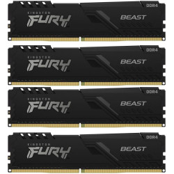 Память оперативная KF426C16BBK4/128 128GB 2666MHz DDR4 CL16 DIMM (Kit of 4) FURY Beast Black KINGSTON 1000632820