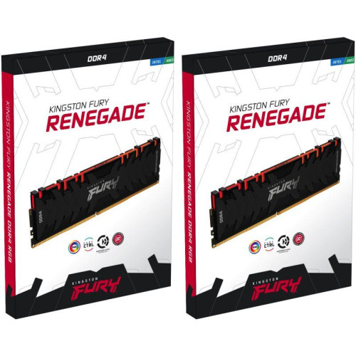 Память оперативная KF436C16RBAK4/32 32GB 3600MHz DDR4 CL16 DIMM (Kit of 4) FURY Renegade RGB KINGSTON 1000632865