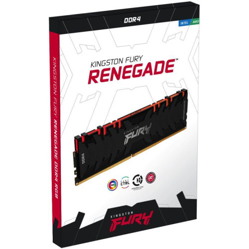 Память оперативная KF432C16RBAK2/16 16GB 3200MHz DDR4 CL16 DIMM (Kit of 2) FURY Renegade RGB KINGSTON 1000632844