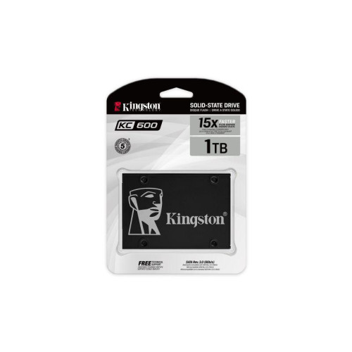 Накопитель твердотельный SKC600/1024G 1024GB SSDNow KC600 SATA 3 2.5 (7мм height) 3D TLC KINGSTON 1000559436