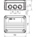 Коробка распределительная 150х116х67мм T100 ED 10-5 OBO 7205533