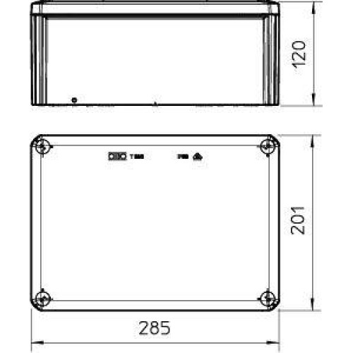 Коробка распределительная 285х201х120мм T350 OE OBO 2007303