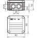 Коробка распределительная 90х90х52мм T40 M20 KL OBO 2007904