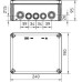 Коробка распределительная 240х190х95мм IP66 T250 9хM25 7хM32 свет. сер. OBO 2007109