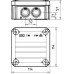 Коробка распределительная 114х114х57мм T60 RO-LGR OBO 2007638