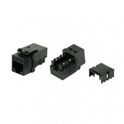 Вставка Keystone Jack RJ45 (8P8C) кат.5E KJ9-8P8C-C5e-90-BK черн. Hyperline 432650