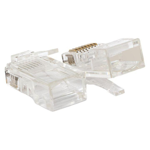 Коннектор RJ45 (8P8C) кат.5E неэкранир. 30мкд универс. (уп.10шт) TERACOM PRO EKF TRP-PLUG-5EUTP-10