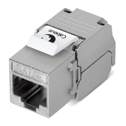 Вставка Keystone Jack RJ45 (8P8C) 180град. кат.5E экранир. без инструмента Toolless Cabeus 7965c