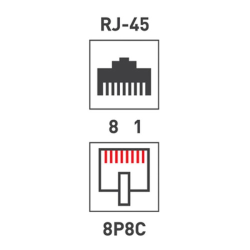 Джек компьютерный RJ45 (8P8C) кат.6 со вставкой Rexant 05-1031