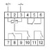 Реле промежуточное PK-4PZ/24 (24В AC/DC 1 модуль монтаж на DIN-рейке 4х8А 2NO/NC+2NO IP20) F&F EA06.001.027