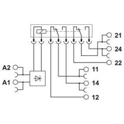 Модуль релейный PLC-RSC-24UC/21-21 Phoenix Contact 2967073