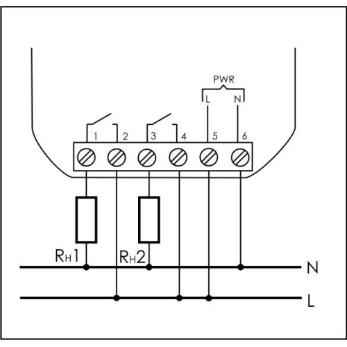 Реле промежуточное PK-2Z/24 7-30 AC 9-40 DC 16А для установки в монтажную коробку d60мм 2NO IP20 F&F EA06.001.048