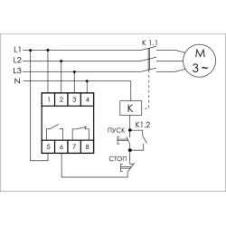 Реле контроля фаз 3-х фазное 160-260В CZF-BT F&F EA04.001.004