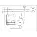 Реле контроля наличия и чередования фаз CKF-BR (монтаж на DIN-рейке 35мм; регулировка порога отключения; регулировка времени отключения; 3х400/230+N 2х8А 1Z 1R IP20) F&F EA04.002.003