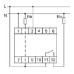 Реле тока PR-615 (4-30А сквозной канал монтаж на DIN-рейке 35мм 230В AC 16А 1НО IP20) F&F EA03.003.006