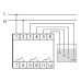 Реле уровня жидкости PZ-831 (без датчиков; трехуровн.; независим. контроль по каждому уровню; 3 модуля; монтаж на DIN-рейке) F&F EA08.001.011