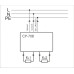 Реле напряжения CP-708 (однофазный; микропроцессорный; цифровая индикация напряжения; розеточный тип корпуса; для установки в монтажную коробку d60мм 150-300В 10А 1Z IP20) F&F EA04.009.008