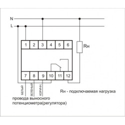 Реле времени PCU-518 8А 230В AC/24В AC/DC 1п IP20 многофункц. с выносн. потенциомметром монтаж на DIN-рейке F&F EA02.001.024