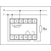 Реле времени PCA-512U 8А 12-264В AC/DC 1 перекл. IP20 задержка выключ. монтаж на DIN-рейке F&F EA02.001.002