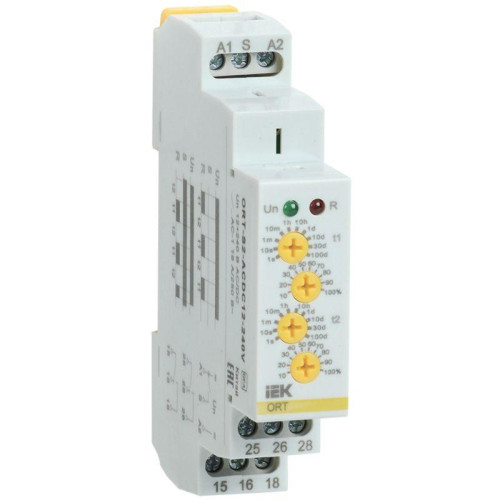 Реле циклическое ORT 2 контакта 12-240В AC/DC IEK ORT-S2-ACDC12-240V