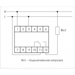 Реле времени PCU-511 8А 230В 1 перекл. IP20 многофункц. монтаж на DIN-рейке F&F EA02.001.010