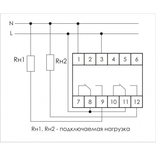 Реле времени PCR-515 2х8А 230В 2перекл. IP20 задержка включ. монтаж на DIN-рейке F&F EA02.001.006